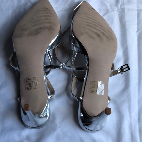 ASOS   Like Brand New Silver 3" heels - Picture 4 of 4
